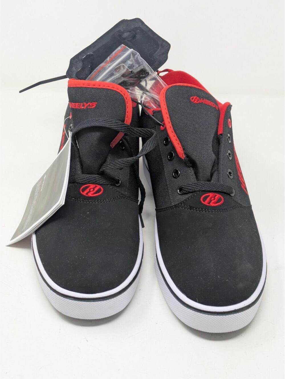 Heelys Pro 20 Shoes Mens Size 11 Black Red Wheeled Roller Skate Sneaker Casual - Picture 2 of 6